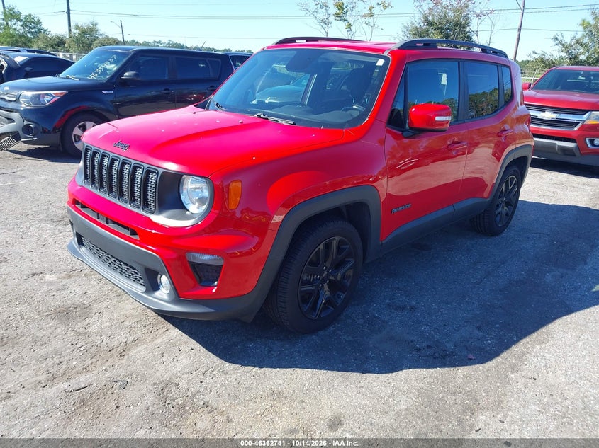 2019 Jeep Renegade Altitude Fwd, Rear, IAAI, VIN ZACNJABB8KPJ75890 — photo 2