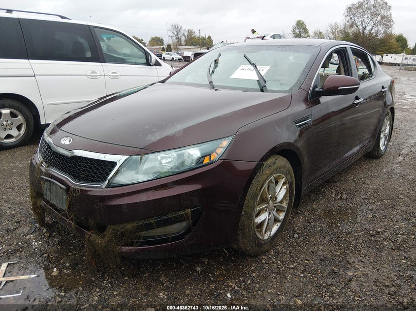 2013 Kia Optima Lx, Flood, IAAI, VIN 5XXGM4A75DG252160 — photo 2
