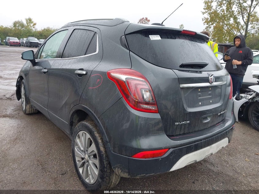 Vin: kl4cjasb9hb107377, lot: 46863121, buick encore preferred 20173