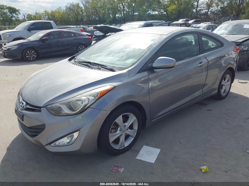 2013 Hyundai Elantra Gs, Угон, IAAI, VIN KMHDH6AE3DU007803 — фото 2