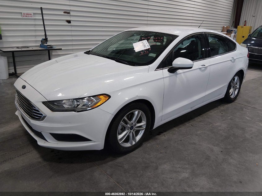 2018 Ford Fusion Se, Левый бок, IAAI, VIN 3FA6P0H7XJR175841 — фото 2