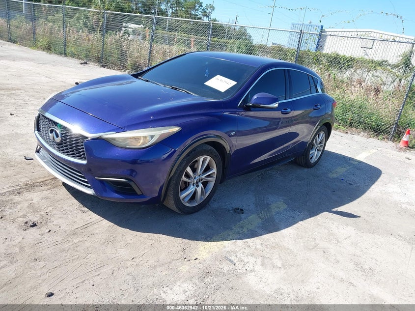 Vin: sjkch5cp0ja060980, lot: 46863237, infiniti qx30 luxury 20182