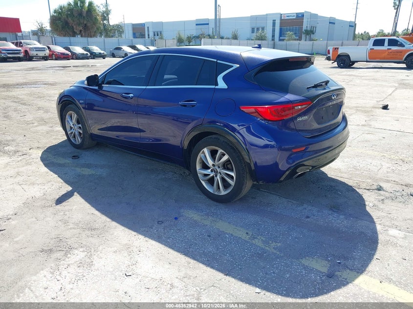 Vin: sjkch5cp0ja060980, lot: 46863237, infiniti qx30 luxury 20183