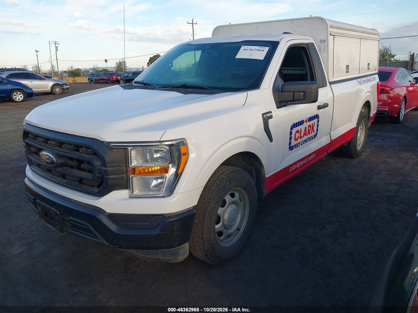 2021 Ford F-150 Xl, Обычный износ, IAAI, VIN 1FTMF1CBXMKD61202 — фото 2