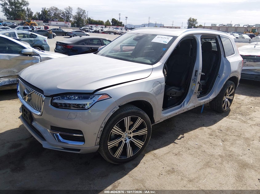 Vin: yv4h60ce8r1216630, lot: 46863272, volvo xc90 recharge plug-in hybrid t8 plus bright theme 7-seater 20242
