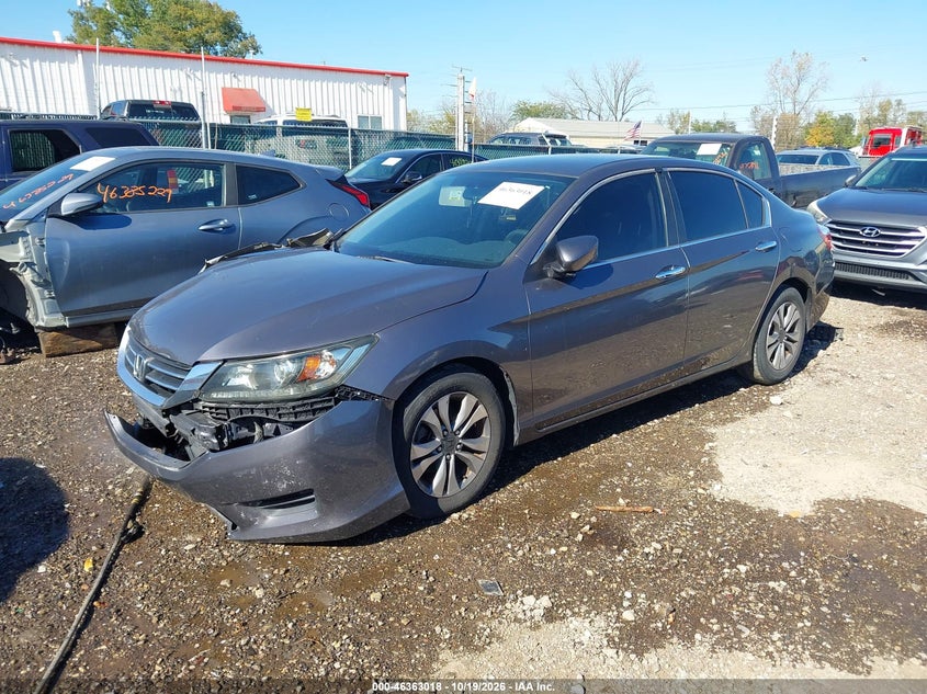 Vin: 1hgcr2f39ea046364, lot: 46863316, honda accord lx 20142