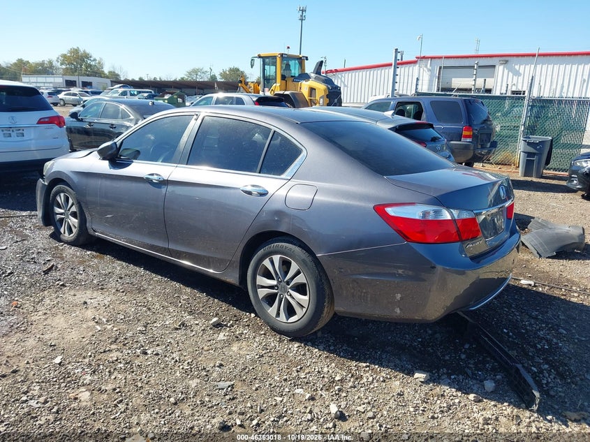Vin: 1hgcr2f39ea046364, lot: 46863316, honda accord lx 20143