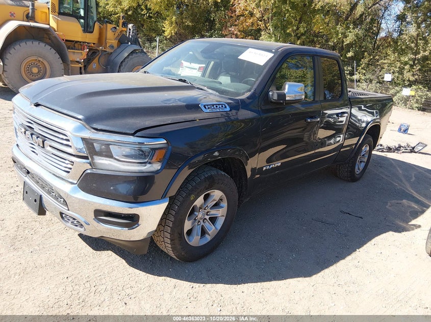 Vin: 1c6srfdtxln271233, lot: 46863320, ram 1500 laramie  4x4 6'4 box 20202