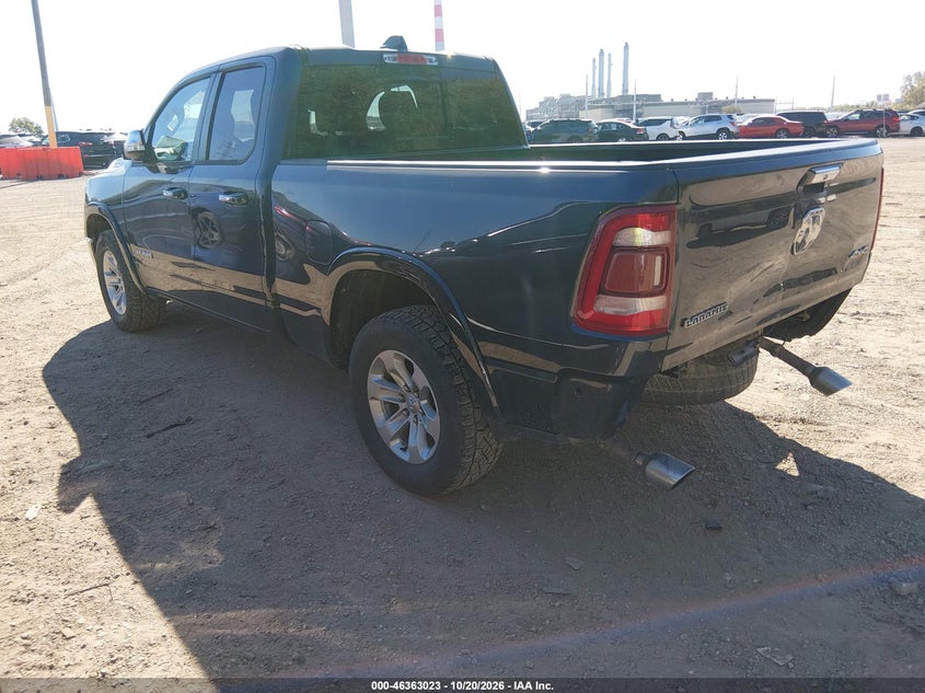 Vin: 1c6srfdtxln271233, lot: 46863320, ram 1500 laramie  4x4 6'4 box 20203