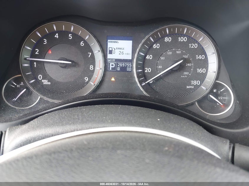 INFINITI M37X 2012 VIN JN1BY1AR0CM395186