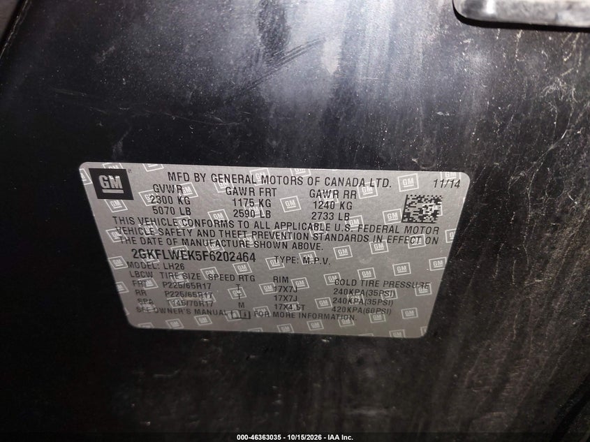 2015 GMC TERRAIN SLE-2 · Photo 9