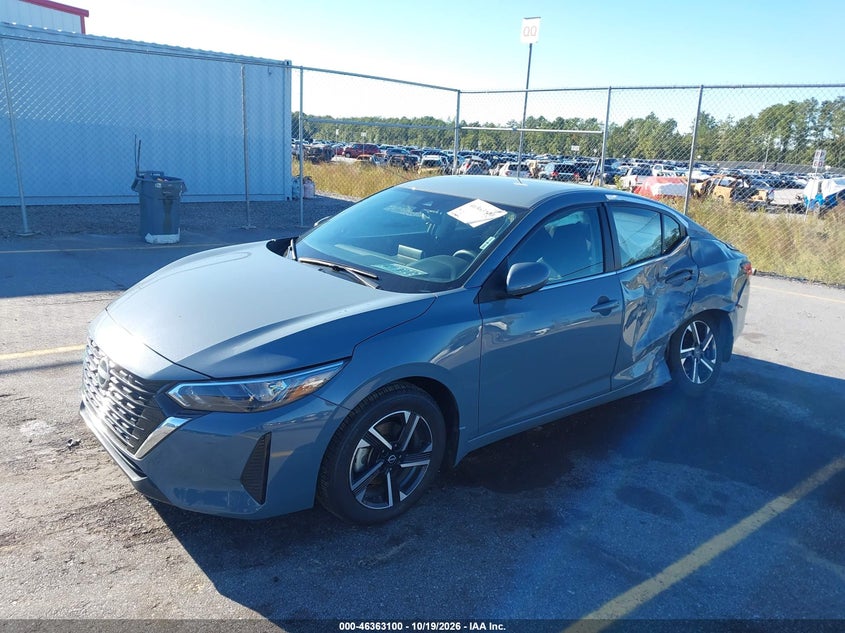 Vin: 3n1ab8cv9ry344551, lot: 46863399, nissan sentra sv xtronic cvt 20242
