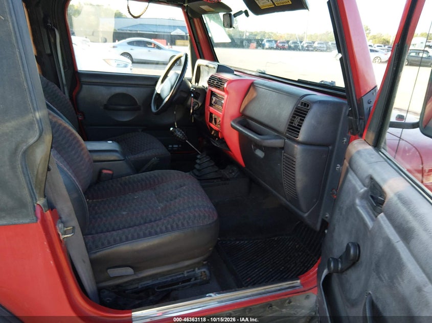 JEEP WRANGLER 2000 VIN 1J4FA29PXYP724035