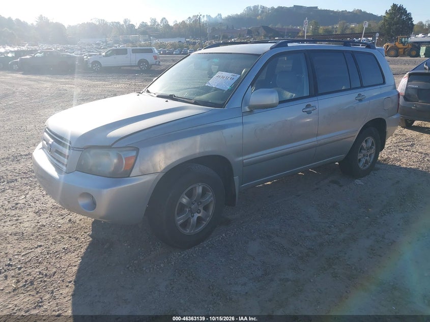 TOYOTA HIGHLANDER 2004 VIN JTEGP21A340032147