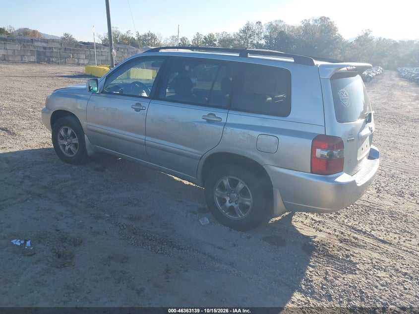 TOYOTA HIGHLANDER 2004 VIN JTEGP21A340032147