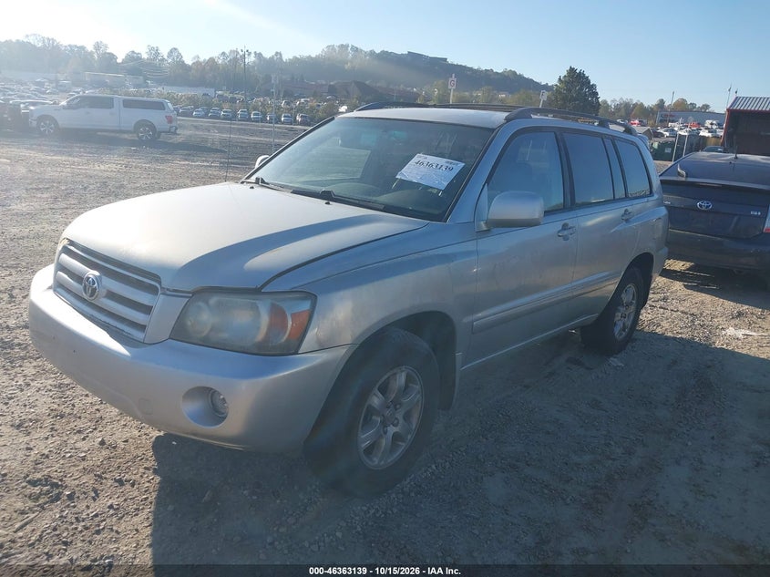 TOYOTA HIGHLANDER 2004 VIN JTEGP21A340032147