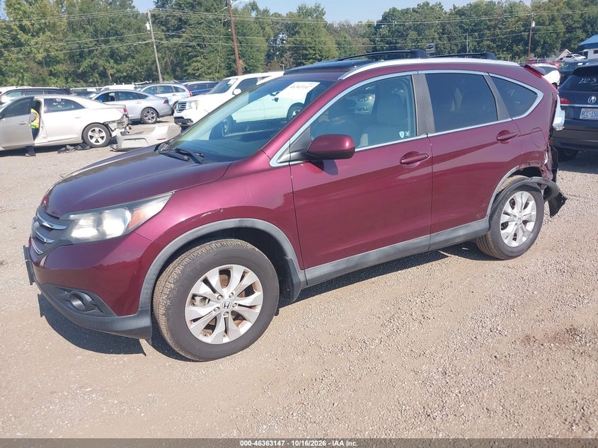 Vin: 5j6rm4h70cl060846, lot: 46863447, honda cr-v ex-l 20122