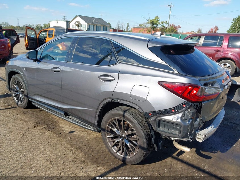 Vin: 2t2bzmca4kc184776, lot: 46863460, lexus rx 350 f sport 20193
