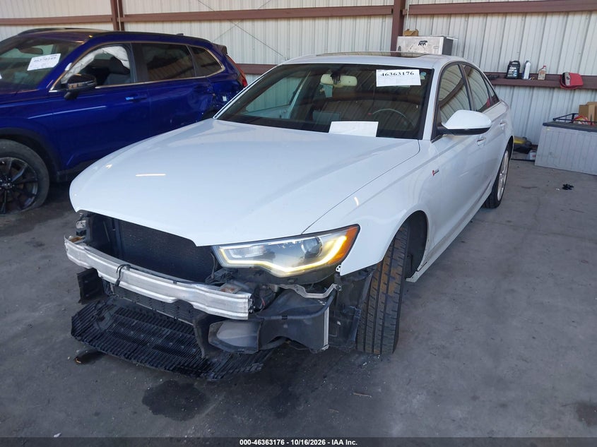 2015 Audi A6 3.0T Premium Plus, Front & Rear, IAAI, VIN WAUFGAFC7FN014824 — photo 2