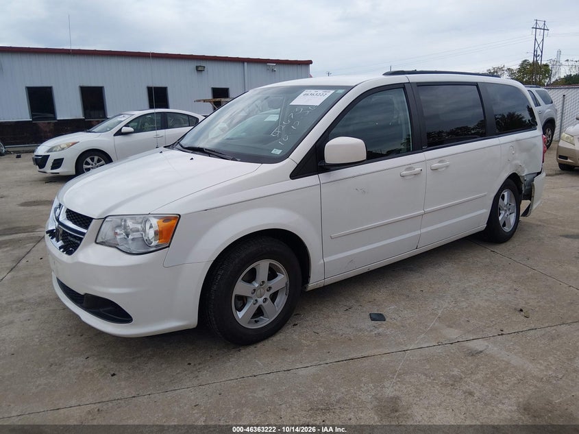 Vin: 2c4rdgcg8cr236869, lot: 46863523, dodge grand caravan sxt 20122