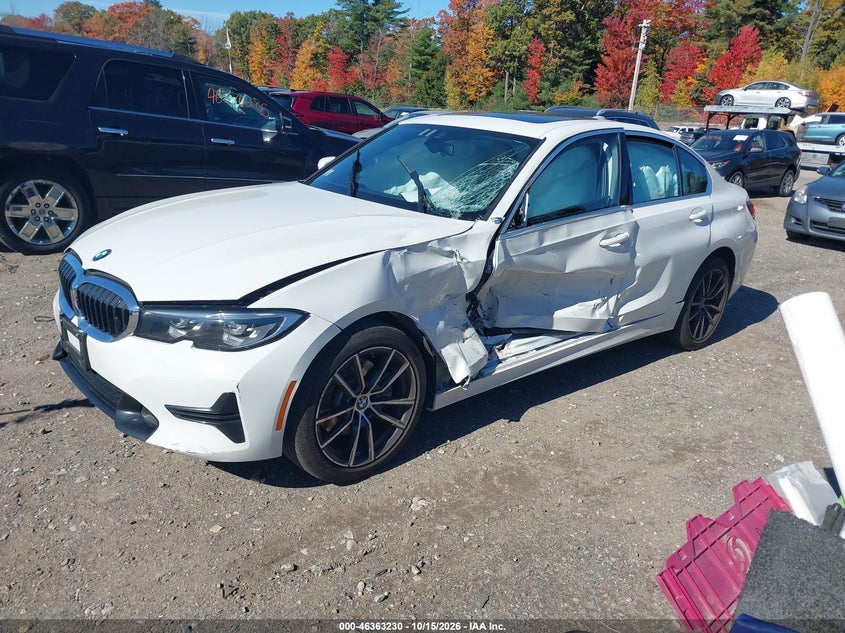 2019 BMW 330I xDrive, Левый бок, IAAI, VIN WBA5R7C51KAJ85407 — фото 2