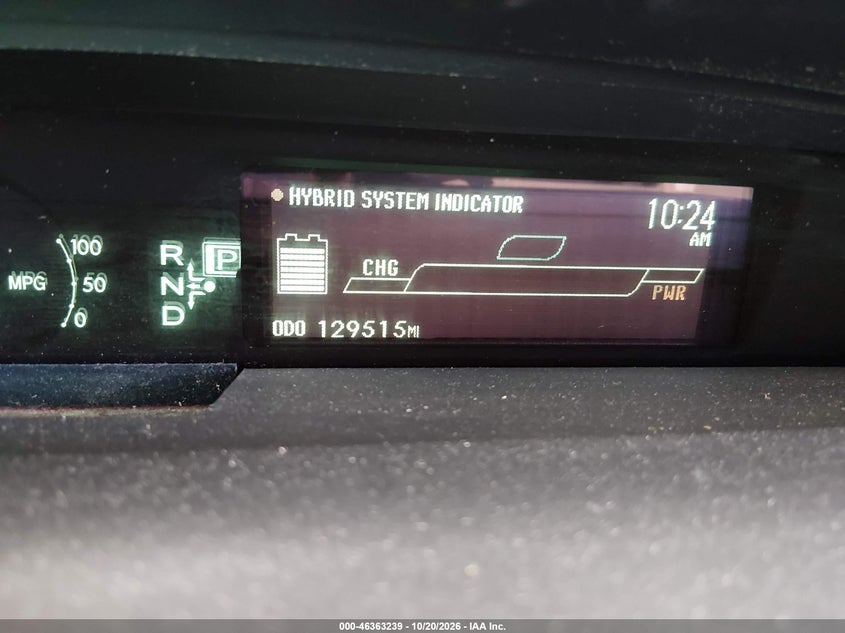 TOYOTA PRIUS 2010 VIN JTDKN3DU6A0170079