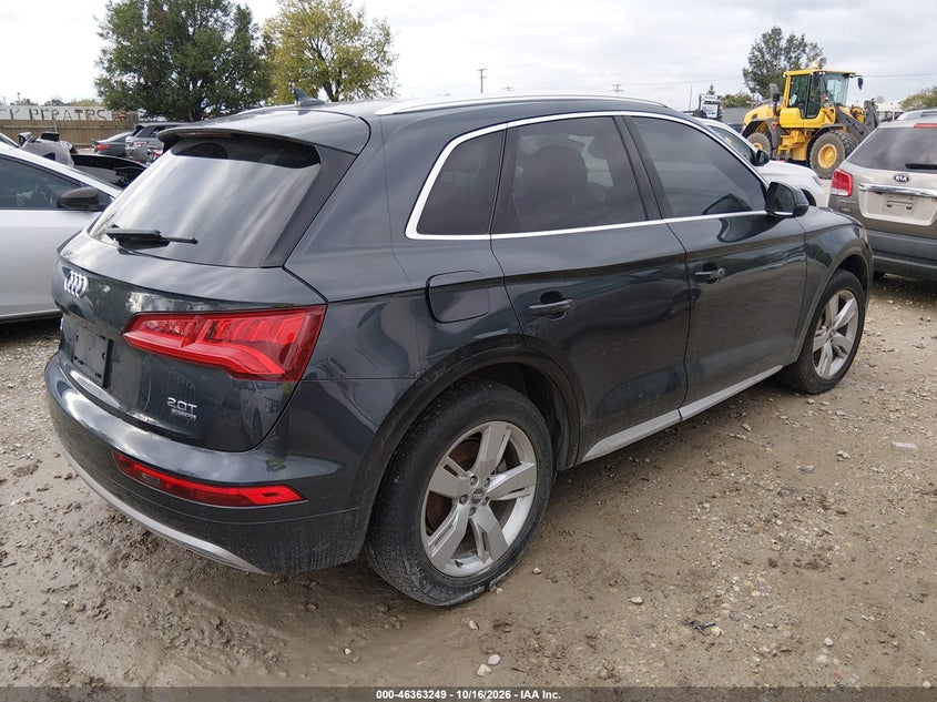 Vin: wa1bnafy1j2009187, lot: 46863550, audi q5 2.0t premium/2.0t tech premium 20184