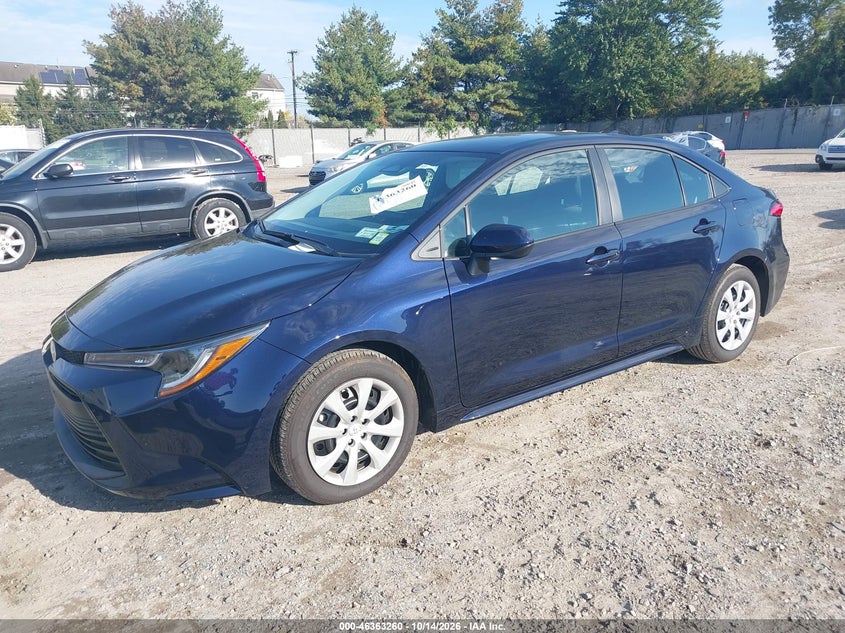 Vin: 5yfb4mde3tp474593, lot: 46863561, toyota corolla le 20262