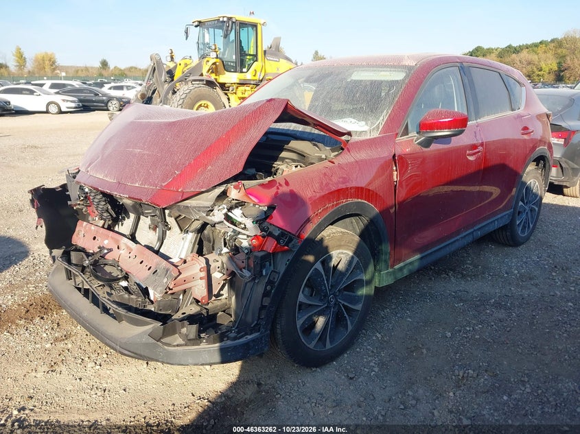 Vin: jm3kfbem0p0206791, lot: 46863563, mazda cx-5 2.5 s premium plus 20232