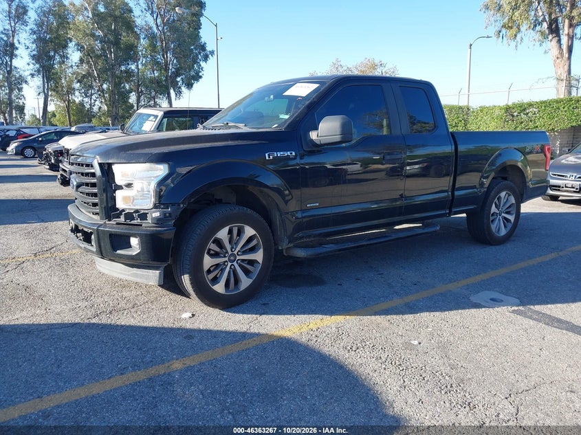 2017 Ford F-150 Xl, Front End, IAAI, VIN 1FTEX1CP1HKD72561 — photo 2