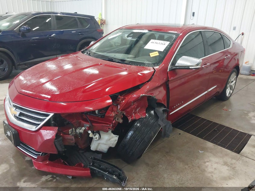 2014 Chevrolet Impala 2Lz, Удар спереди, IAAI, VIN 2G1155S30E9215300 — фото 2
