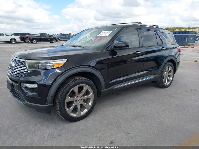 Vin: 1fm5k8hc4lgb34773, lot: 46863586, ford explorer platinum 20202