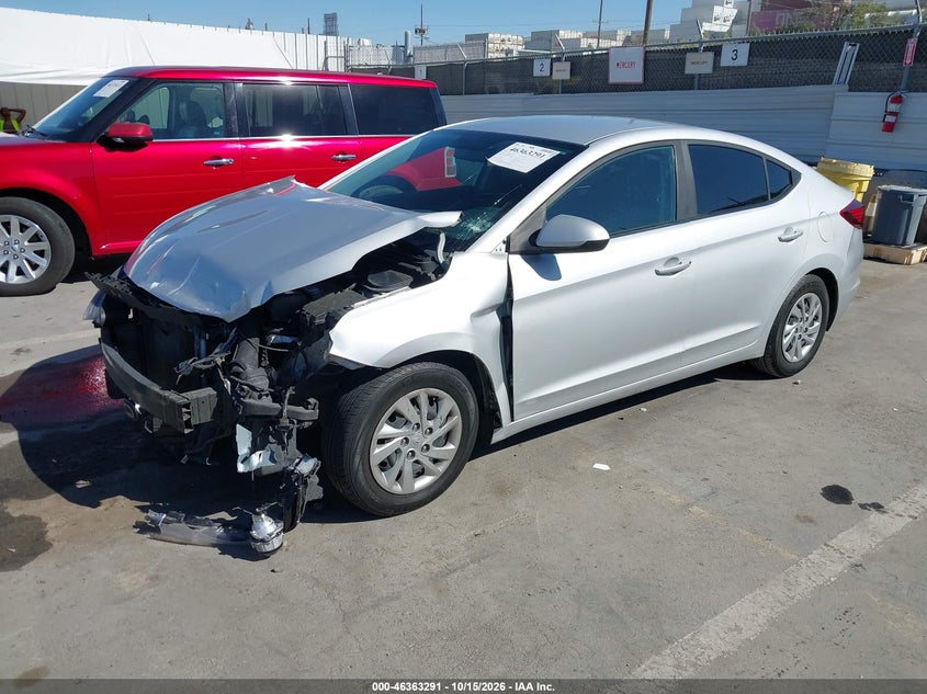2019 Hyundai Elantra Se, Front End, IAAI, VIN KMHD74LFXKU861276 — photo 2