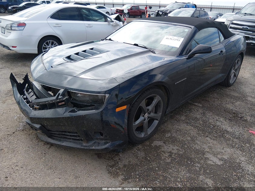 Vin: 2g1fk3dj1e9163433, lot: 46863596, chevrolet camaro 2ss 20142