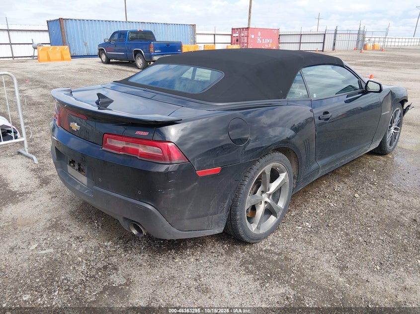 Vin: 2g1fk3dj1e9163433, lot: 46863596, chevrolet camaro 2ss 20144