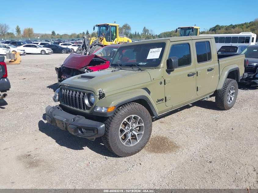Vin: 1c6pjtag7sl543282, lot: 46863620, jeep gladiator sport s 20252