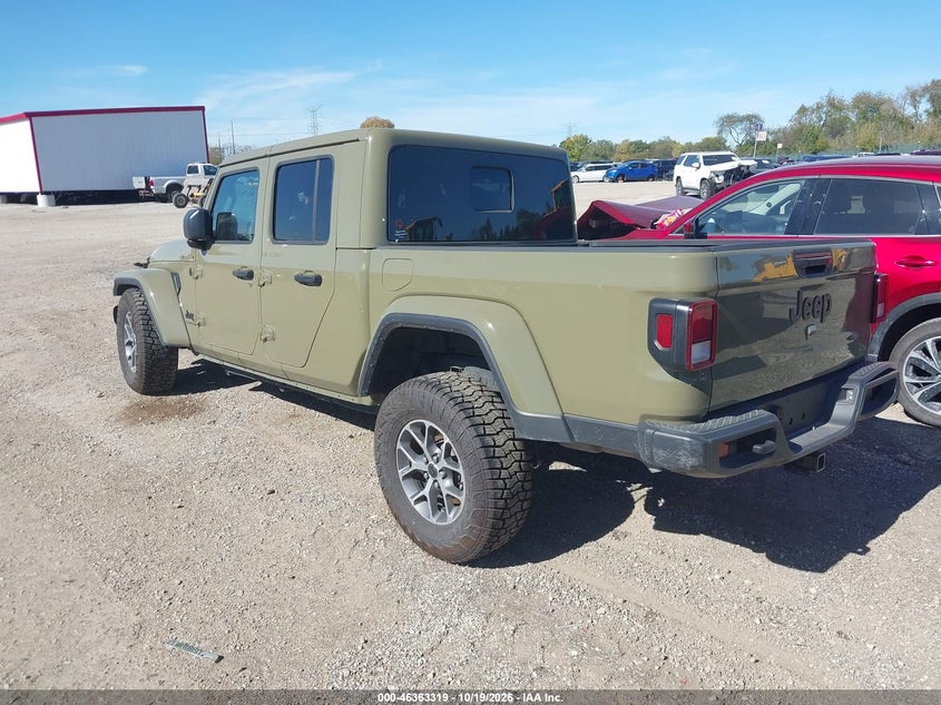 Vin: 1c6pjtag7sl543282, lot: 46863620, jeep gladiator sport s 20253