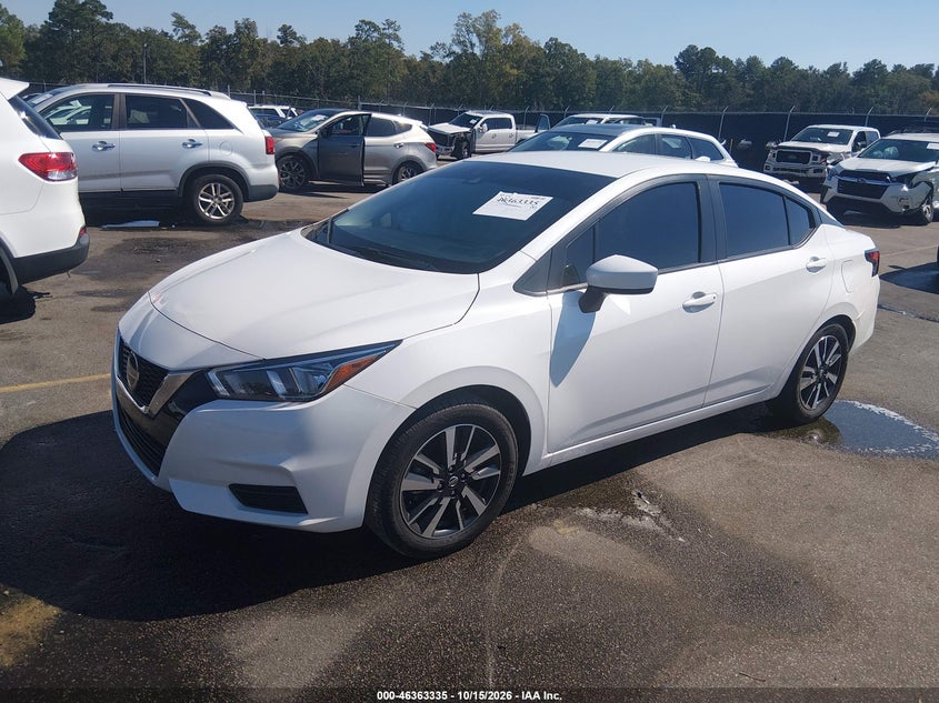 2022 Nissan Versa 1.6 Sv Xtronic Cvt, Right Side, IAAI, VIN 3N1CN8EV0NL839287 — photo 2