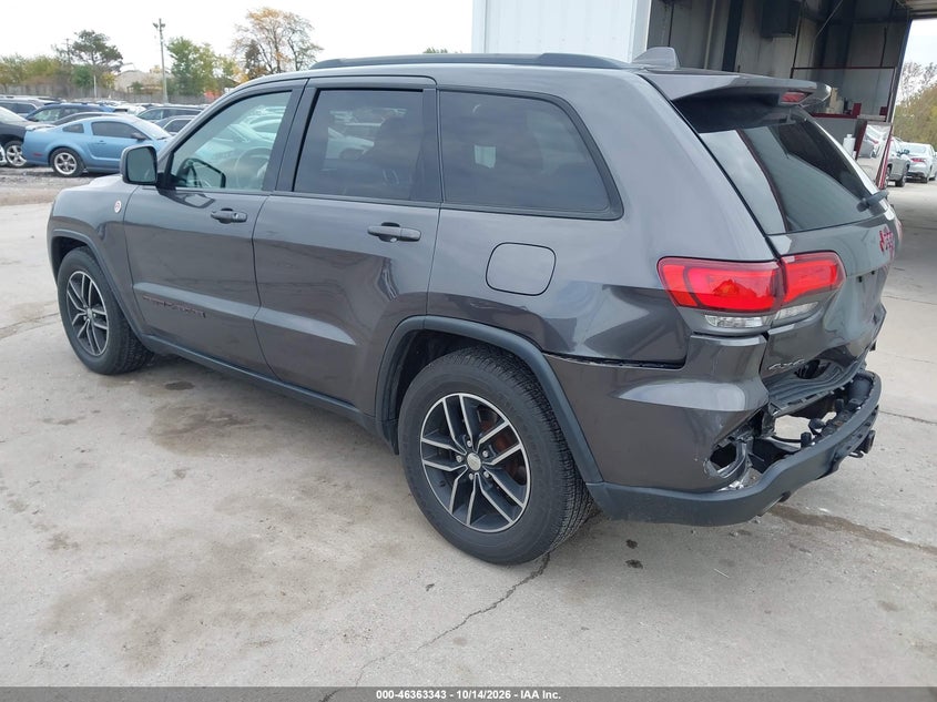Vin: 1c4rjflg1jc138923, lot: 46863644, jeep grand cherokee trailhawk 4x4 20183