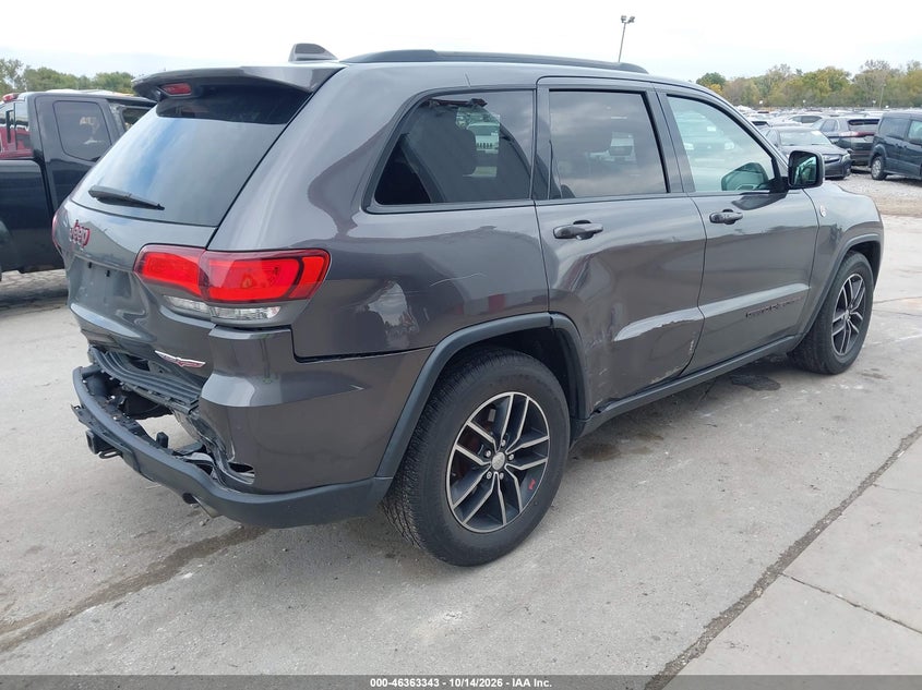 Vin: 1c4rjflg1jc138923, lot: 46863644, jeep grand cherokee trailhawk 4x4 20184