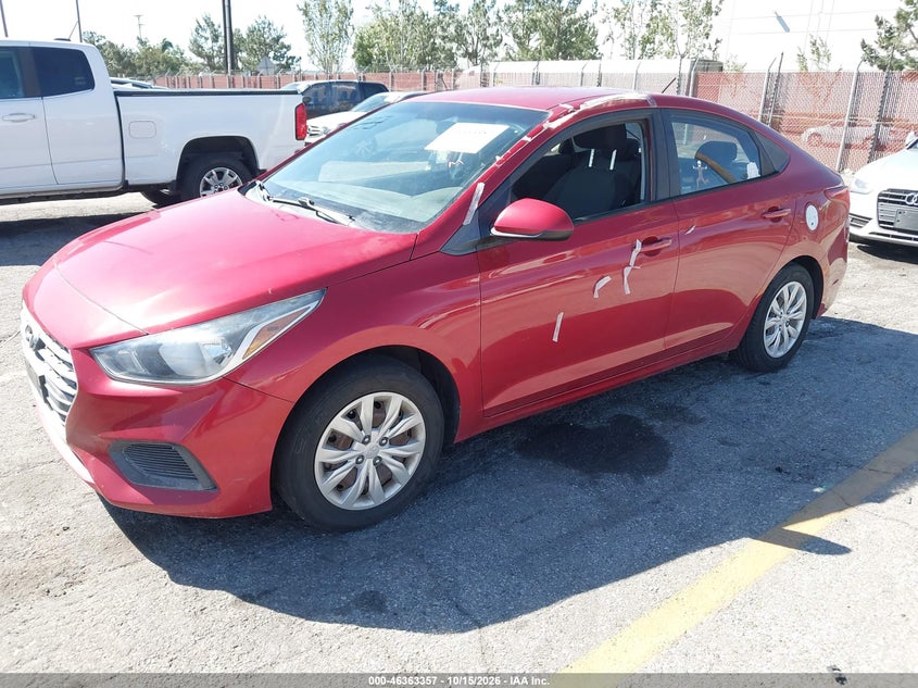 Vin: 3kpc24a32ke060119, lot: 46863659, hyundai accent se 20192