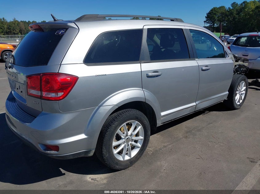Vin: 3c4pdcbb1ht520385, lot: 46863663, dodge journey sxt 20174