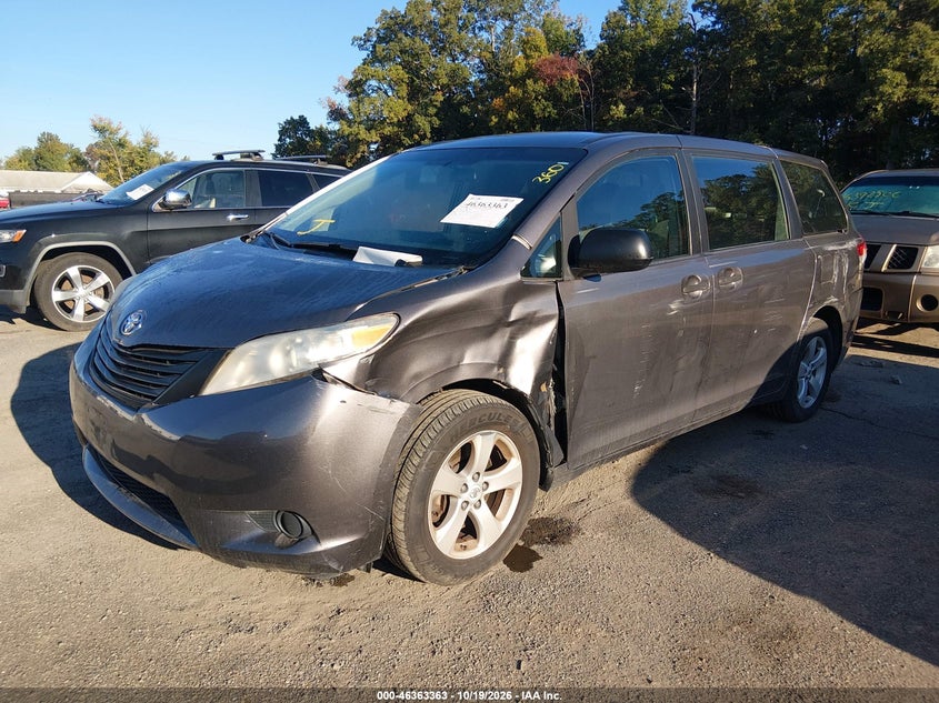 Vin: 5tdka3dc5bs002967, lot: 46863666, toyota sienna 20112