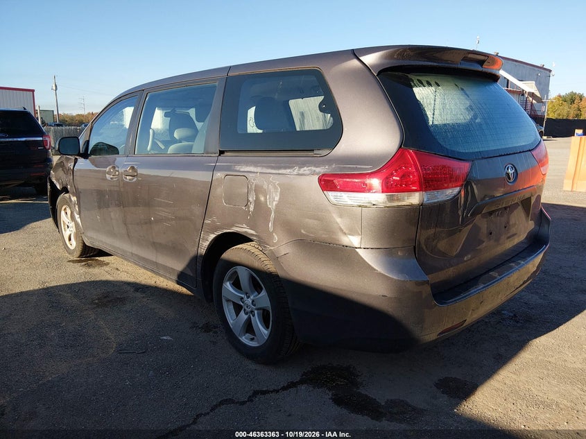 Vin: 5tdka3dc5bs002967, lot: 46863666, toyota sienna 20113