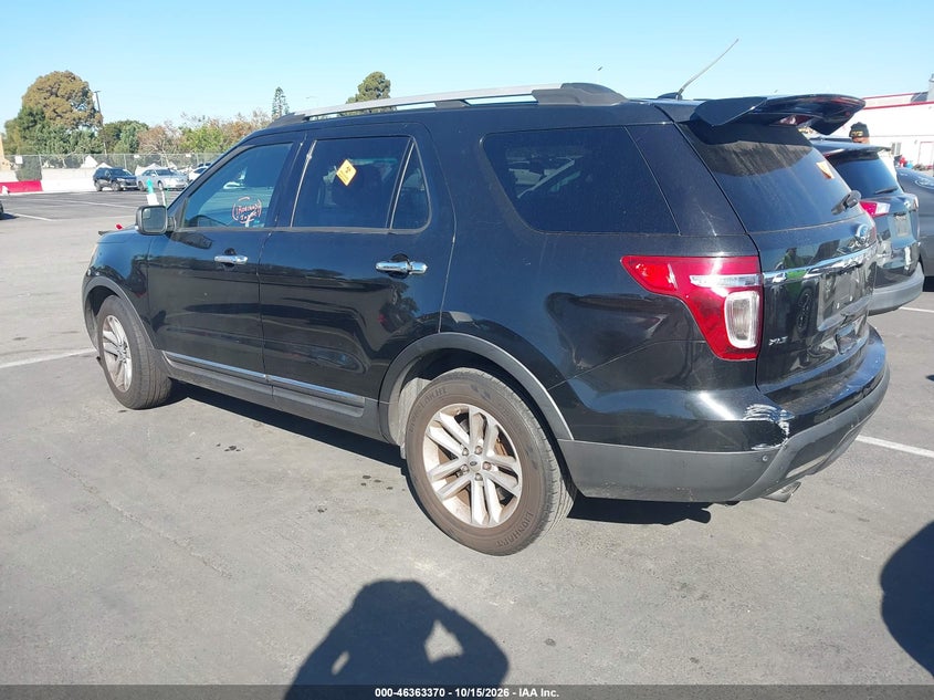 Vin: 1fm5k7d99dgc81130, lot: 46863672, ford explorer xlt 20133