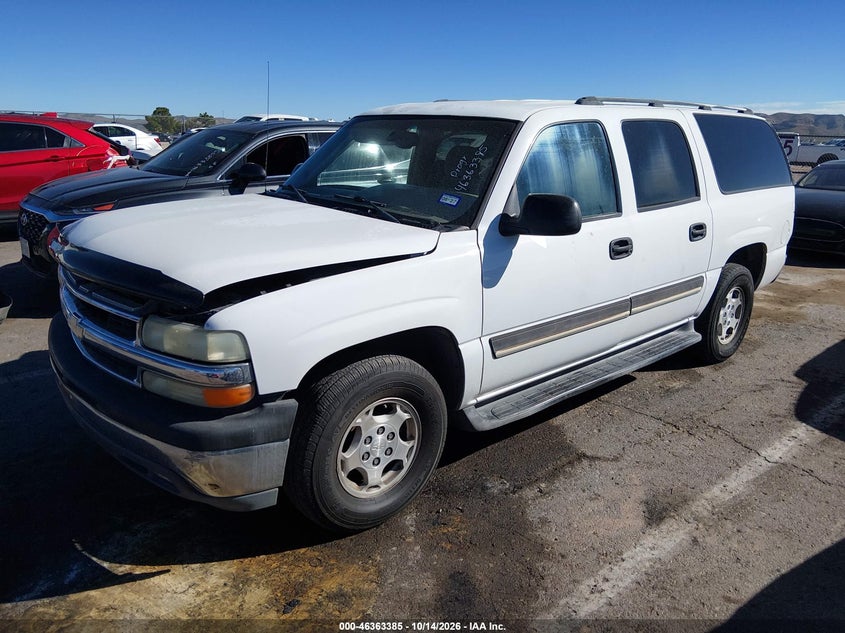 2004 Chevrolet Suburban 1500 Ls, Удар сзади, IAAI, VIN 1GNEC16Z04J327000 — фото 2