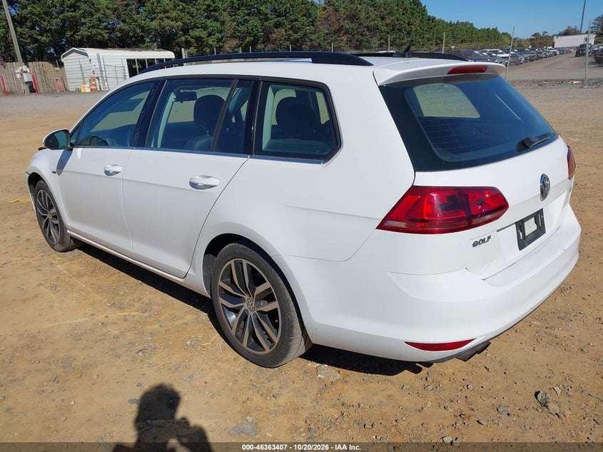 Vin: 3vwc17au0gm520126, lot: 46863710, volkswagen golf sportwagen tsi limited edition 20163