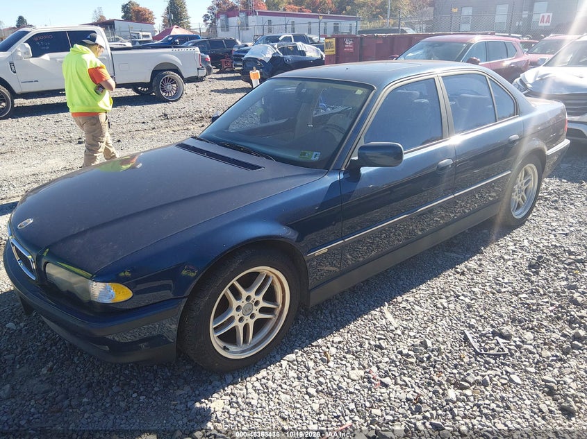 BMW 740IA 1999 VIN WBAGG8334XDN74583