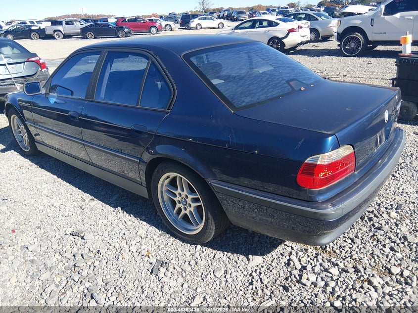 BMW 740IA 1999 VIN WBAGG8334XDN74583