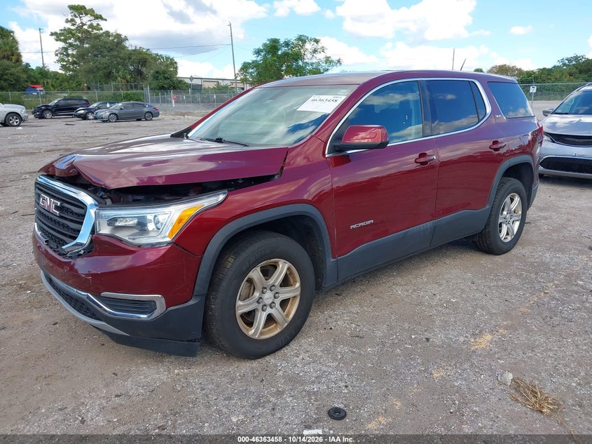 Vin: 1gkknkla9jz228042, lot: 46863762, gmc acadia sle-1 20182
